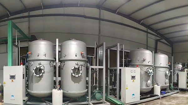 水清木华低温蒸发器项目现场