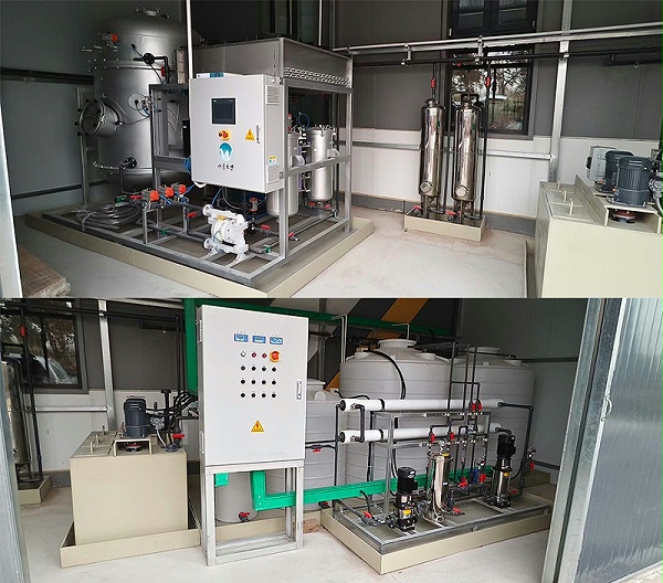 荧光检测废水和酸碱废水零排放项目现场