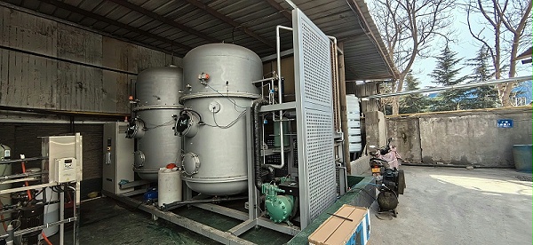 金刚石企业化学镍废水低温蒸发项目现场