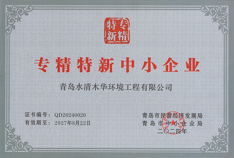 专精特新中小企业证书