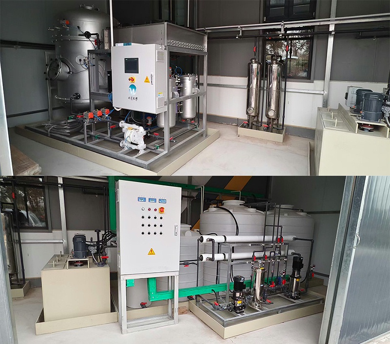 荧光检测废水和酸碱喷淋废水低温蒸发项目现场