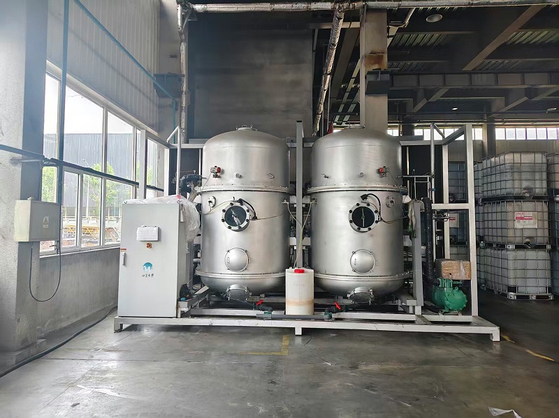 水清木华低温蒸发器项目现场